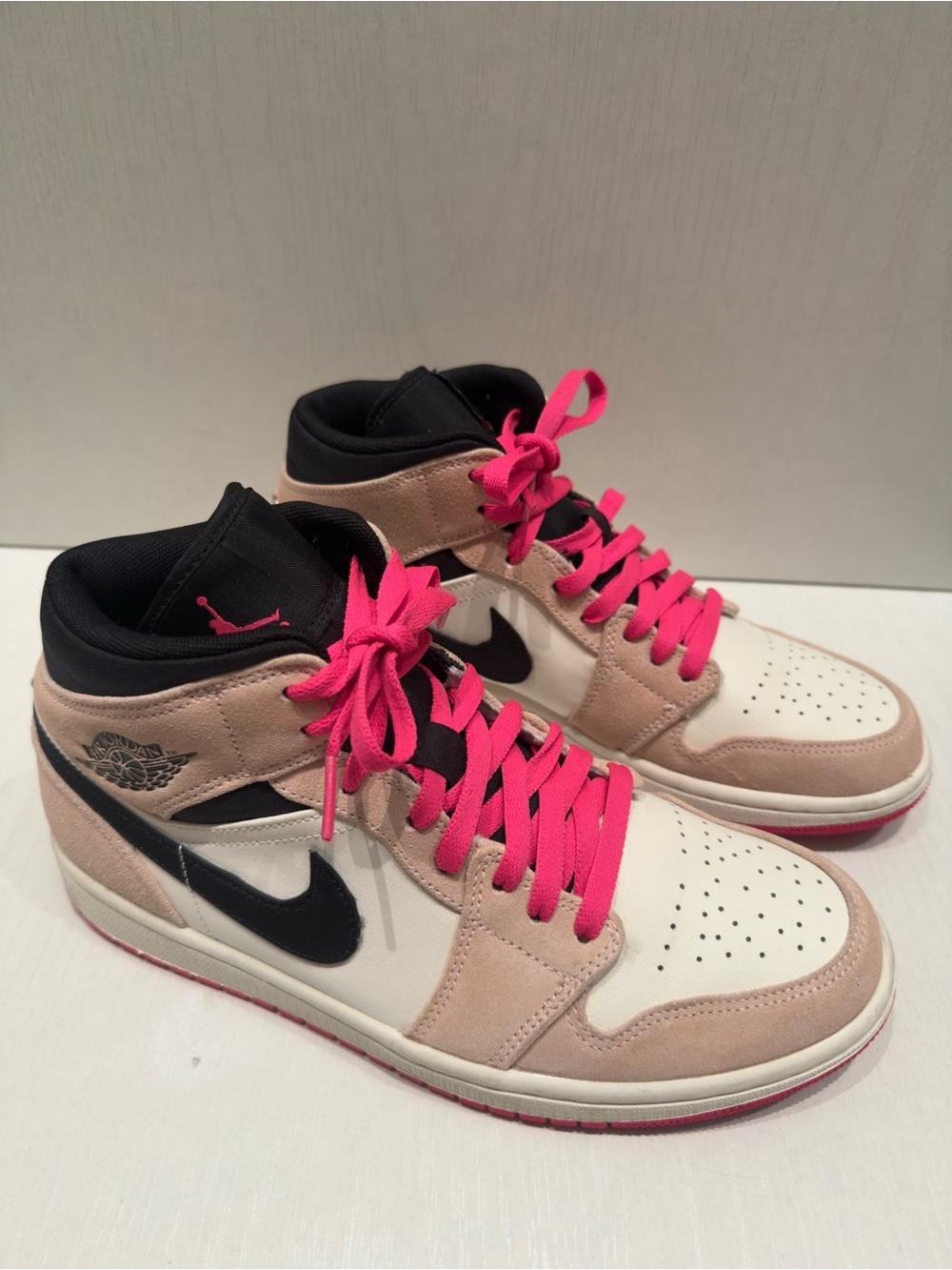 Jordan Air Jordan 1 Mid SE Crimson Tint/Hyper Pink" Sneakers 852542-801 8 Men’s